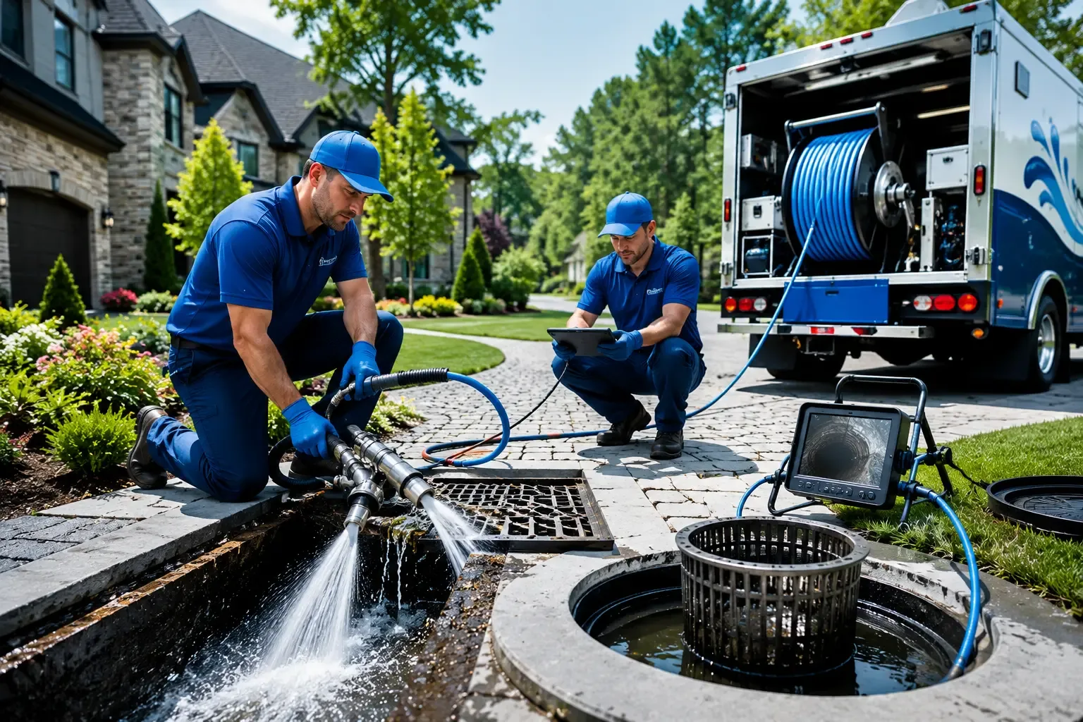 Local outdoor drain cleaning professionals in Hanover, IL
